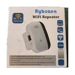 RYBOZEN NEW OPEN BOX Wifi Repeater see pics for detailed specs